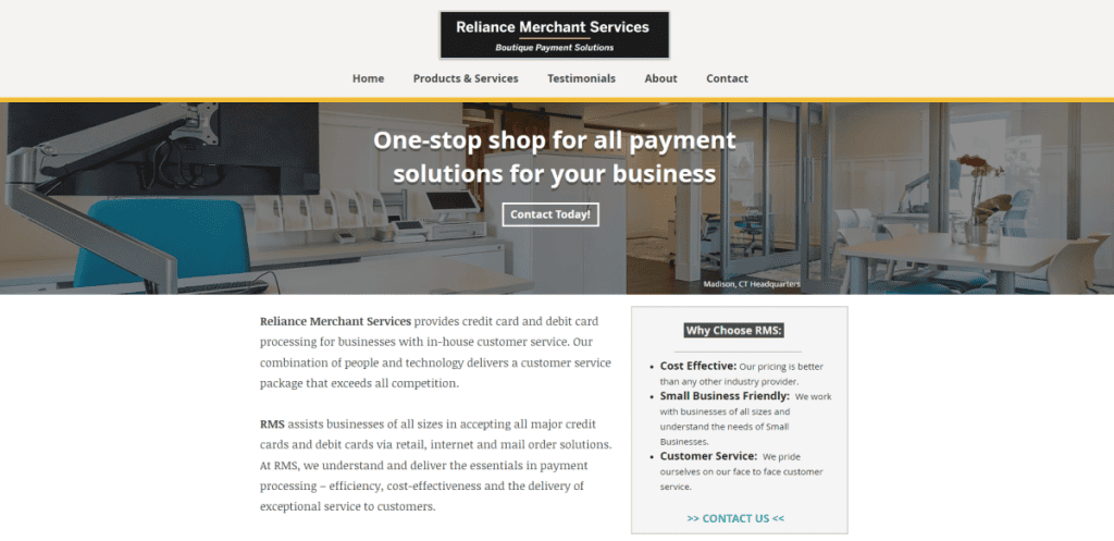 Reliance Merchant Services Review